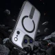 Dėklas „Hybrid Armor X“, skirtas „iPhone 17 Pro Max“, su stovu ir „MagSafe“, juodas