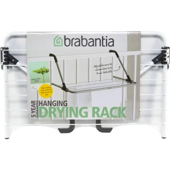 Ant durų kabinama skalbinių džiovyklė Brabantia 4.5 m Fresh White