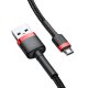 Micro USB Cable Baseus Cafule 1.5A 2m Red/Black