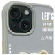 Dėklas Nimmy Cool&Cute 2.0 Bear skirtas iPhone 15 6.1\", pilkas