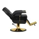 Barber Chair Hair System New York Black with Gold Base