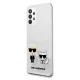 Karl Lagerfeld dėklas Samsung Galaxy A32 5G KLHCA32CKTR Karl & Choupette, skaidrus