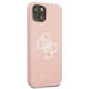 Dėklas Guess Silicone 4G Logo skirtas Apple iPhone 13 mini, Pink