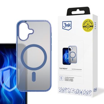 3mk Frosty MagCase for Apple iPhone 16, Blue