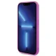 Guess iPhone 15 Pro Case Disco Metal Script, Fuchsia