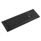 Belaidės klaviatūros ir pelės rinkinys NanoRS RS580, 2.4 GHz, 1200 DPI, juodas