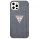 Dėklas Guess iPhone 12 Pro Max telefonui, tamsiai mėlynas