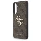 Guess HC 4G PU Big Logo dėklas, skirtas Samsung Galaxy A56 5G, rudas