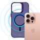 3mk Smoke MagPhone Case Cover iPhone 16 Pro Max - Purple-Translucent