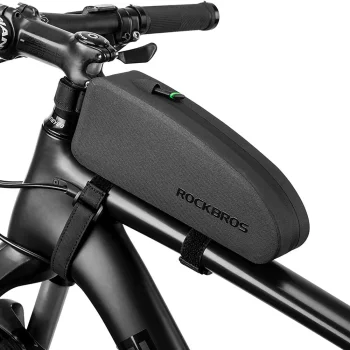 Rockbros AS-019-1 dviračio rėmo krepšys 1.6 l, juodas