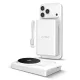 Tech-Protect PB40 LifeMag išorinė baterija 10000mAh Qi2.2 25W, balta/sidabrinė