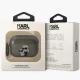 Karl Lagerfeld AirPods Pro 2 dėklas Black Glitter NFT Karl&Choupette, juodas