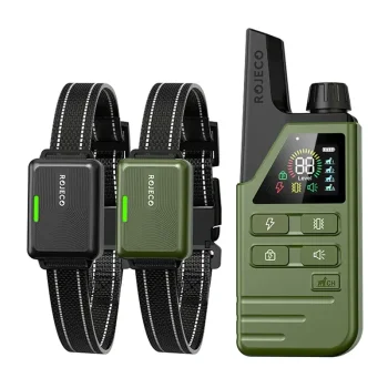 Dog Training Collar Rojeco DOG800 2-Pack, Green