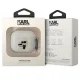 Karl Lagerfeld Gliter Karl&Choupette dėklas AirPods 3, permatomas