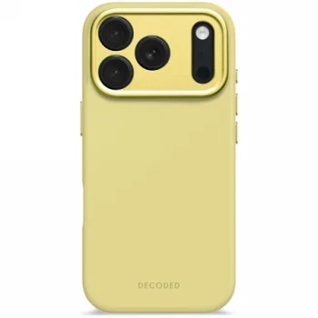 Decoded AntiMicrobial Silicone Backcover MagSafe  iPhone 17 Pro - Yellow