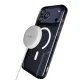 Puro Impact Clear D3O MagSafe dėklas, skirtas iPhone 17 Pro, skaidrus