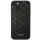 Karl Lagerfeld Saffiano Mono Metal Logo dėklas iPhone 14 Plus telefonui, juodas