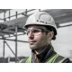 Apsauginiai akiniai uvex i-works, skaidrūs lęšiai, antracito ir mėlyna