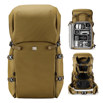 K&F Concept Star Wander 05 kuprinė fotoaparatui, 40 L, chaki