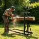 Bauerkraft malkų pjovimo ožys, sulankstomas stovas iki 100 kg