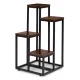 ModernHome 4 Tier Plant Stand for Indoor Plants, Industrial Metal Flower Shelf