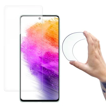 Hibridinis apsauginis stiklas Wozinsky Nano Flexi – Samsung Galaxy A73, 9H, 0.15 mm