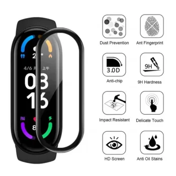 3D apsauginis stiklas Xiaomi Mi Band 9 / M9