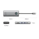 Orico PW11 8in1 USB-C doko stotelė, HDMI 4K 60Hz, PD 100W, RJ45, pilka