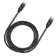 Orico CDX 60W 3A USB-C į USB-C laidas, 1m, Juodas