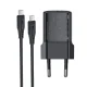 Sieninis įkroviklis Acefast A118 GaN 30W USB-C su USB-C laidu 1.2 m, juodas