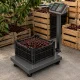 Platforminės svarstyklės su LCD ekranu, 100 kg, pilkos