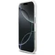 Karl Lagerfeld IML Karl RSG Logo MagSafe dėklas iPhone 17 telefonui, skaidrus