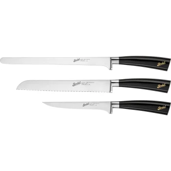 Virtuvinių peilių rinkinys Berkel Elegance Glossy Black, 3 vnt.