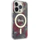 Guess dėklas iPhone 14 Pro telefonui IML Flower MagSafe, chaki
