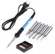 Soldering Kit with Adjustable Temperature, Accessories Included, Multicolor