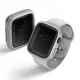 Apple Watch Series 4 / 5 / 6 / 7 / 8 / SE 44 / 45 mm Uniq Etui Moduo Cover Case, Chalk-Grey