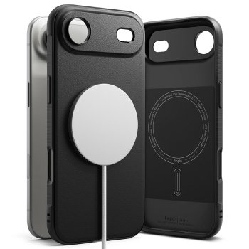 „Ringke Onyx Magnetic“ dėklas „iPhone 17 Air“ telefonui, juodas