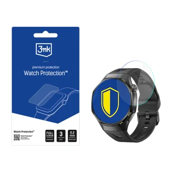 Hibridinis stiklas 3mk Watch Protection skirtas Huawei Watch GT 7 46 mm, 3 vnt.