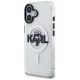 Karl Lagerfeld IML Karl Sketch Logo MagSafe dėklas iPhone 16, skaidrus