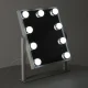 Makiažo veidrodis su 9 LED lemputėmis, USB, 25x30 cm