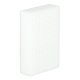 Melamine Sponge with Bumps for Stain Removal, White