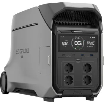 Nešiojama įkrovimo stotelė EcoFlow DELTA Pro 3, 4096 Wh, 4000 W, sidabrinė