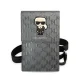 Karl Lagerfeld Ikonik Karl Monogram Patch telefono krepšelis, sidabrinis