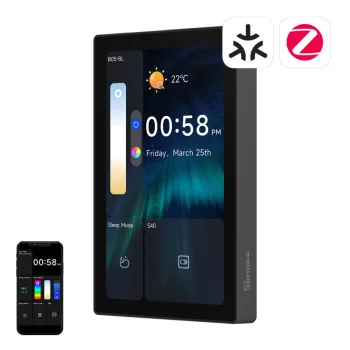 Išmanusis valdymo skydelis SONOFF NSPanel Pro 120 Matter Zigbee, juodas