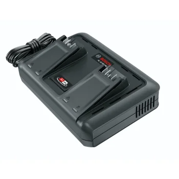 Greitasis akumuliatorių įkroviklis Bosch AL 2x18V-88, 14.4-18V, juodas
