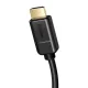 Baseus 2x HDMI 2.0 4K 30Hz Cable, 3D, HDR, 18Gbps, 8m (black)
