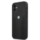 BMW iPhone 12 mini dėklas Curve Perforate, juodas