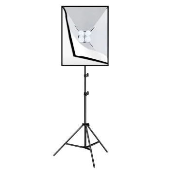 Puluz PU5071EU studijinis apšvietimo komplektas su 50x70cm softboksu ir trikoju