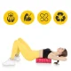 Massage Foam Roller with Studs 4FIZJO EVA 33 cm, Pink