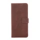 Atverčiamas dėklas Smart Velvet telefonui Xiaomi Redmi Note 14 4G (Global), rudas